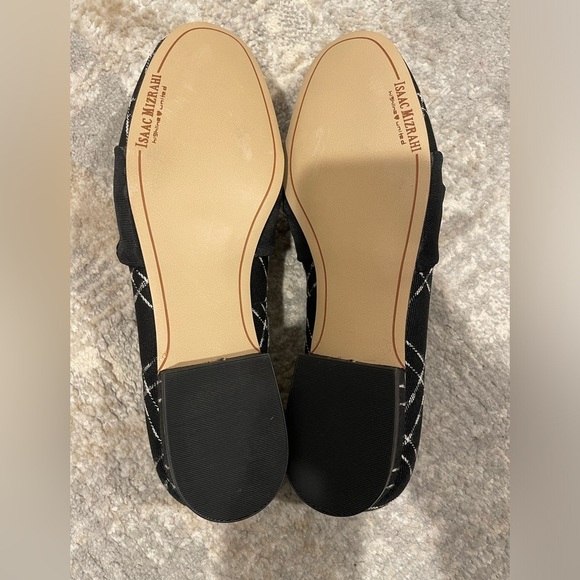 Isaac Mizrahi Season Black and White Bow Slip on Loafers Size 8M Like New! - Picture 9 of 9